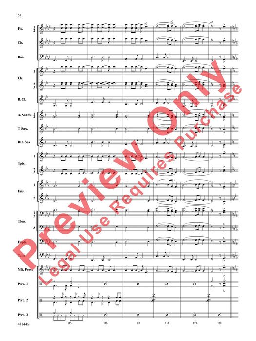 Africa As Performed by Toto (Percussion and Woodwind Feature) 擊樂器 木管樂器 總譜 | 小雅音樂 Hsiaoya Music