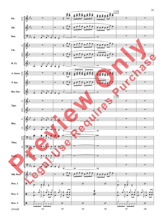 Africa As Performed by Toto (Percussion and Woodwind Feature) 擊樂器 木管樂器 總譜 | 小雅音樂 Hsiaoya Music