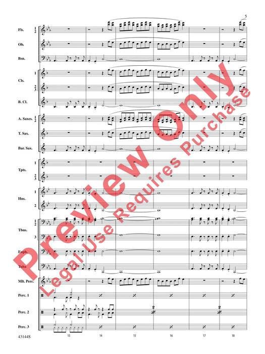 Africa As Performed by Toto (Percussion and Woodwind Feature) 擊樂器 木管樂器 總譜 | 小雅音樂 Hsiaoya Music