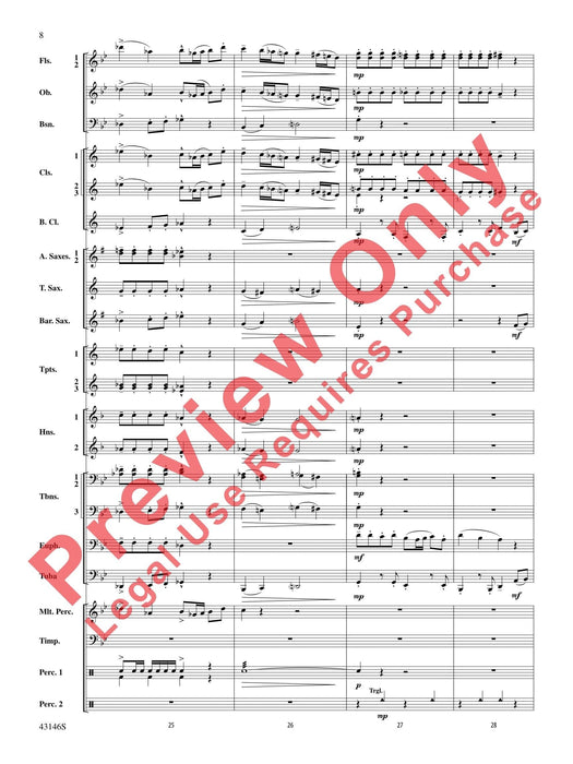 Fantasy on a Burgundian Carol (Patapan) 幻想曲 耶誕頌歌 總譜 | 小雅音樂 Hsiaoya Music