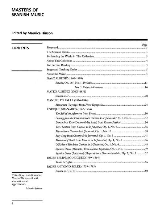 Masters of Spanish Piano Music 鋼琴 | 小雅音樂 Hsiaoya Music