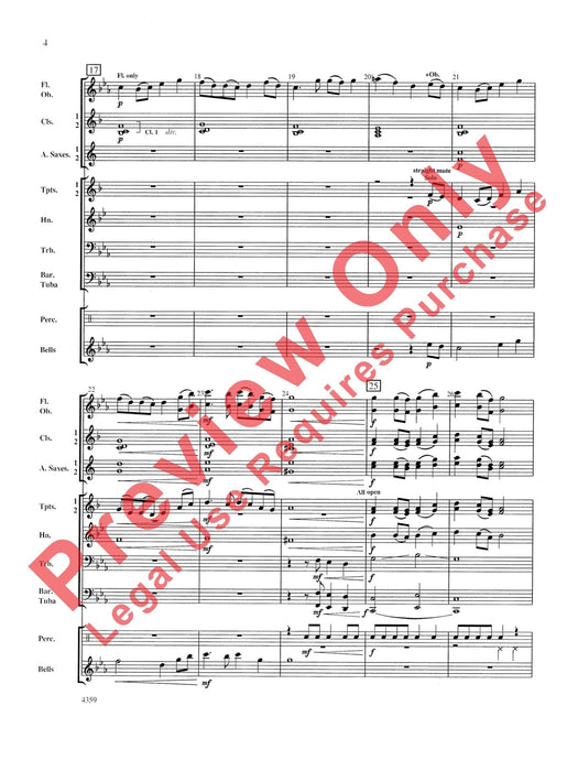 Zuni Legend 傳奇曲 總譜 | 小雅音樂 Hsiaoya Music