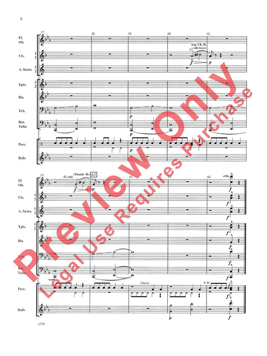 Zuni Legend 傳奇曲 總譜 | 小雅音樂 Hsiaoya Music