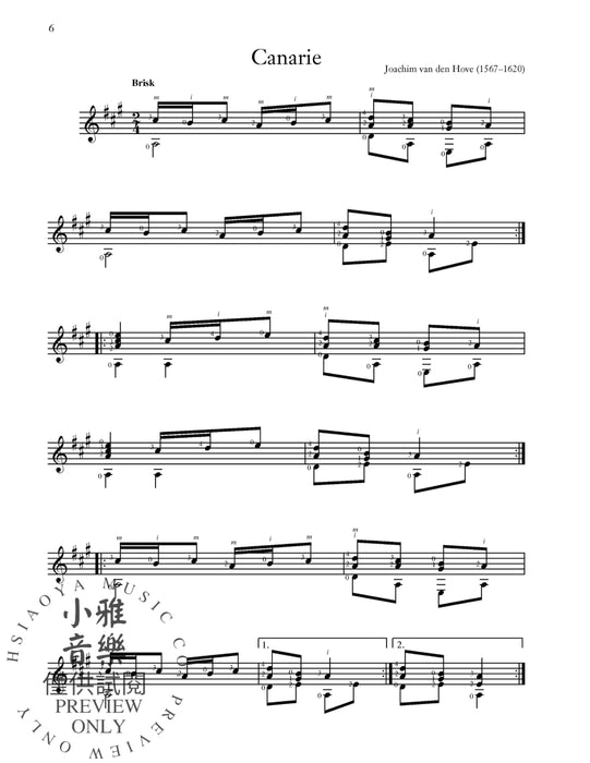 Renaissance: Selected Favorites Transcribed for Guitar Light Classics Arrangements for Guitar 吉他 | 小雅音樂 Hsiaoya Music