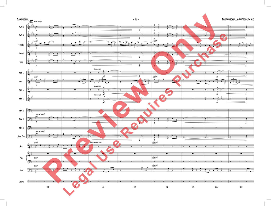 The Windmills of Your Mind 總譜 | 小雅音樂 Hsiaoya Music