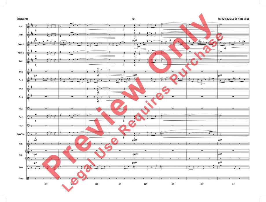 The Windmills of Your Mind 總譜 | 小雅音樂 Hsiaoya Music