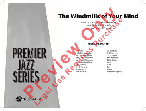 The Windmills of Your Mind 總譜 | 小雅音樂 Hsiaoya Music