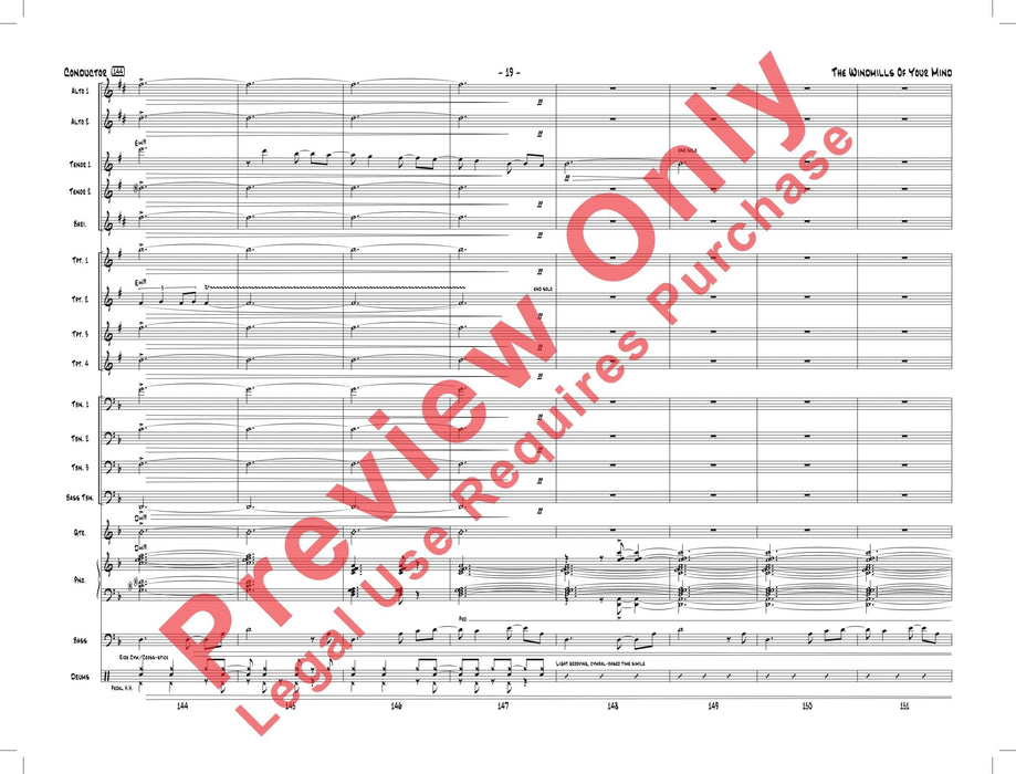 The Windmills of Your Mind 總譜 | 小雅音樂 Hsiaoya Music