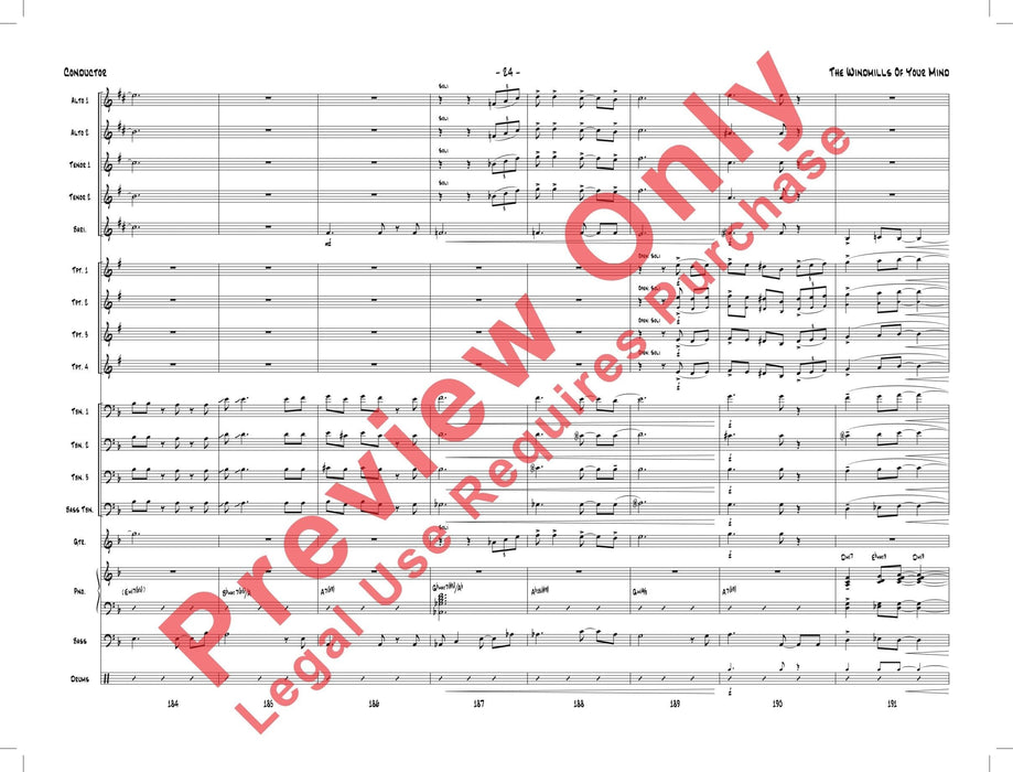 The Windmills of Your Mind 總譜 | 小雅音樂 Hsiaoya Music