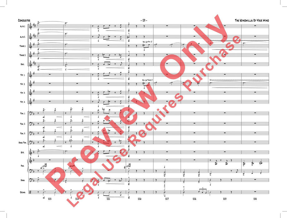 The Windmills of Your Mind 總譜 | 小雅音樂 Hsiaoya Music