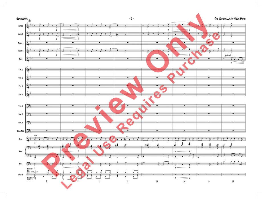 The Windmills of Your Mind 總譜 | 小雅音樂 Hsiaoya Music