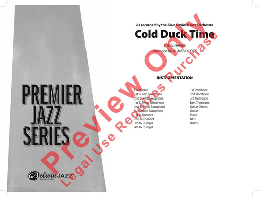 Cold Duck Time As Recorded by Alan Baylock Jazz Orchestra 管弦樂團 | 小雅音樂 Hsiaoya Music