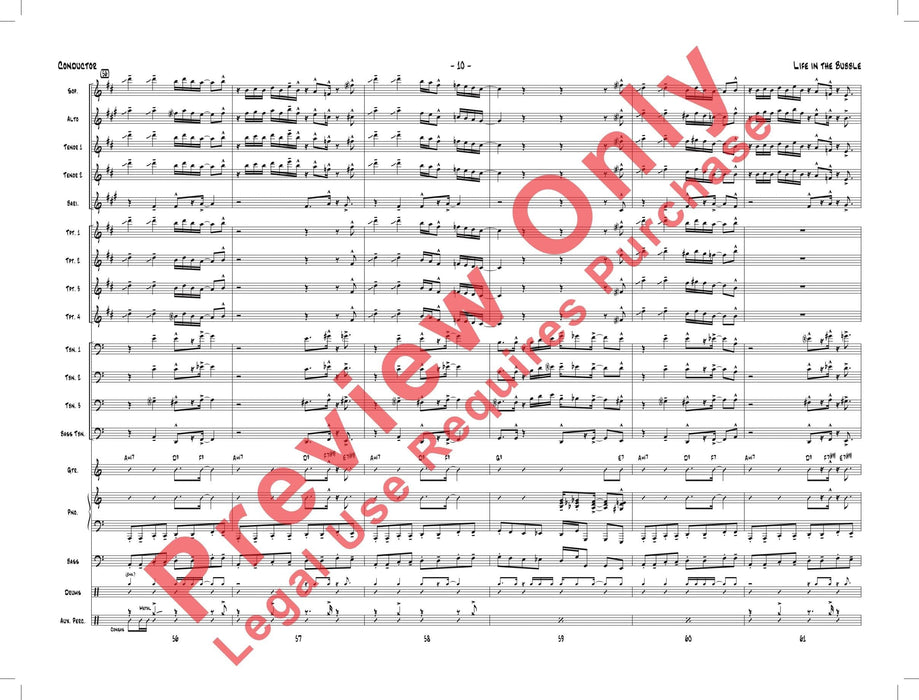 Life in the Bubble As Recorded by Gordon Goodwin's Big Phat Band 總譜 | 小雅音樂 Hsiaoya Music