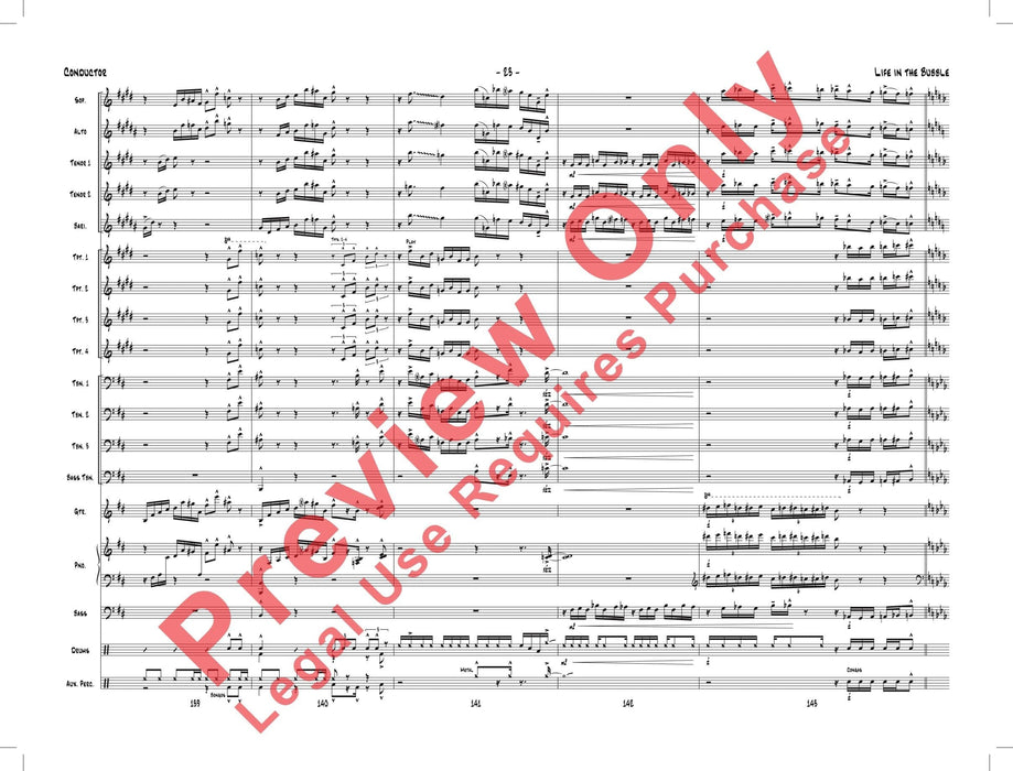 Life in the Bubble As Recorded by Gordon Goodwin's Big Phat Band 總譜 | 小雅音樂 Hsiaoya Music