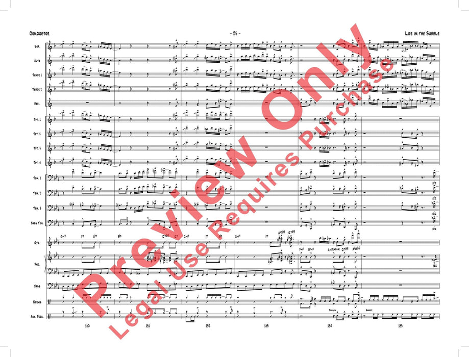 Life in the Bubble As Recorded by Gordon Goodwin's Big Phat Band 總譜 | 小雅音樂 Hsiaoya Music