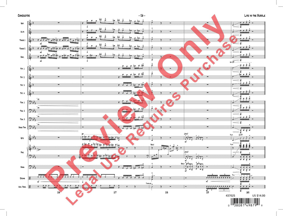 Life in the Bubble As Recorded by Gordon Goodwin's Big Phat Band 總譜 | 小雅音樂 Hsiaoya Music