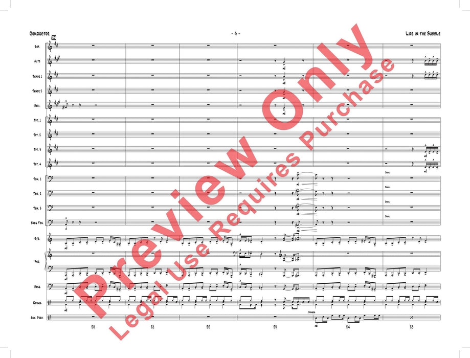 Life in the Bubble As Recorded by Gordon Goodwin's Big Phat Band 總譜 | 小雅音樂 Hsiaoya Music