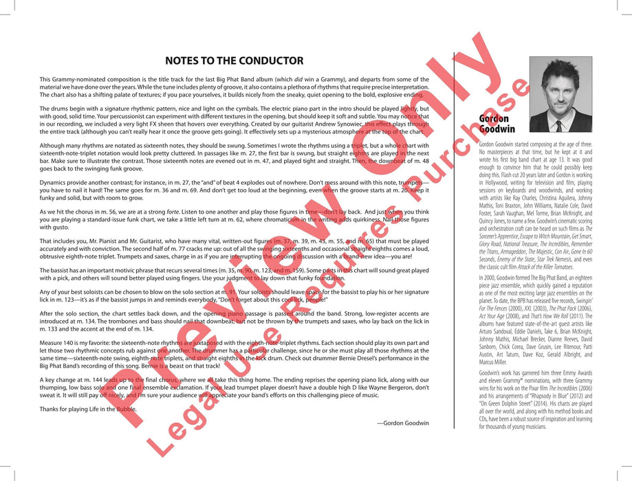 Life in the Bubble As Recorded by Gordon Goodwin's Big Phat Band | 小雅音樂 Hsiaoya Music