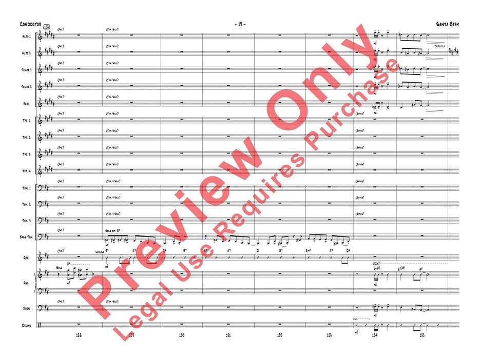 Santa Baby As Recorded by Gordon Goodwin's Big Phat Band 總譜 | 小雅音樂 Hsiaoya Music