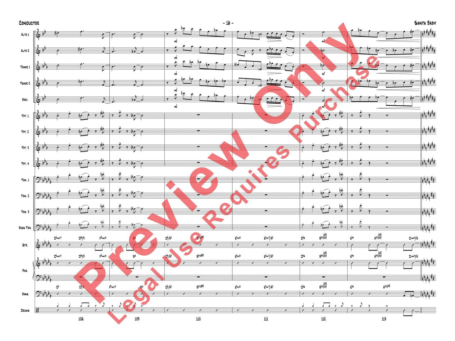 Santa Baby As Recorded by Gordon Goodwin's Big Phat Band | 小雅音樂 Hsiaoya Music