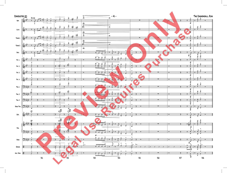 The Cannonball Run As Performed by Gordon Goodwin's Big Phat Band 總譜 | 小雅音樂 Hsiaoya Music