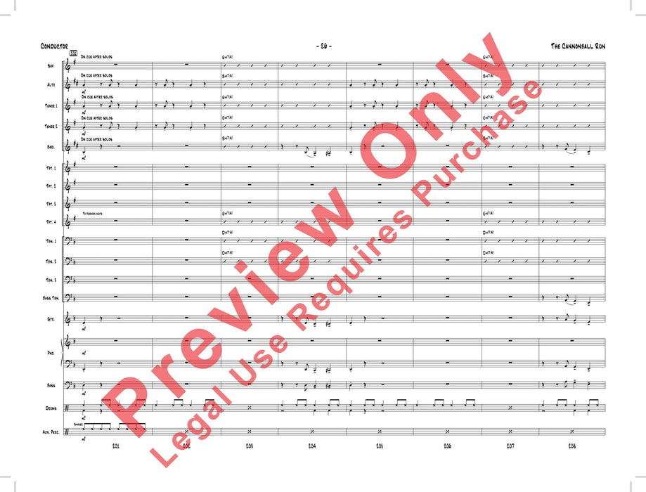 The Cannonball Run As Performed by Gordon Goodwin's Big Phat Band | 小雅音樂 Hsiaoya Music