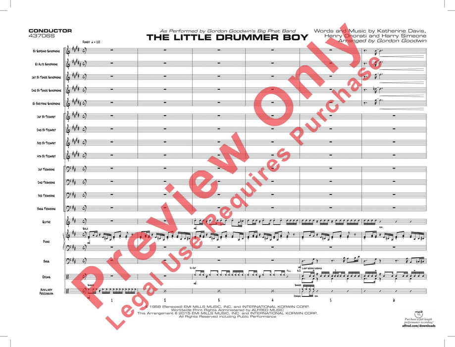 The Little Drummer Boy As Performed by Gordon Goodwin's Big Phat Band | 小雅音樂 Hsiaoya Music