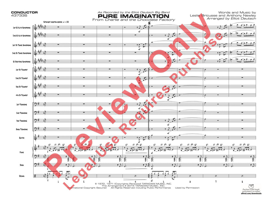 Pure Imagination As Recorded by the Elliot Deutsch Big Band 大樂隊 | 小雅音樂 Hsiaoya Music