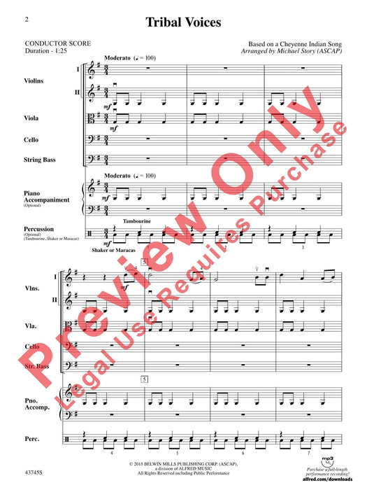 Tribal Voices 總譜 | 小雅音樂 Hsiaoya Music