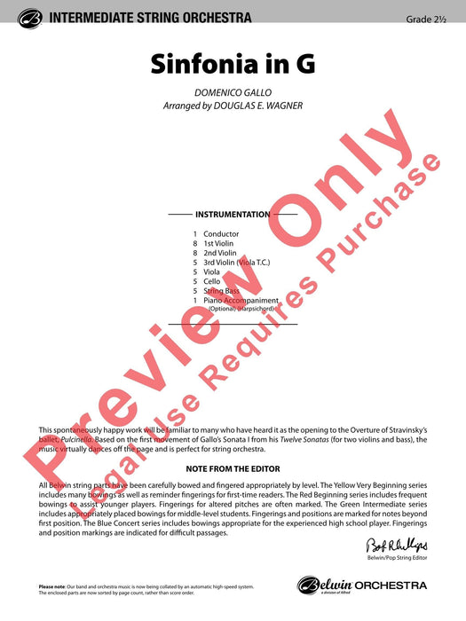 Sinfonia in G 交響曲 | 小雅音樂 Hsiaoya Music