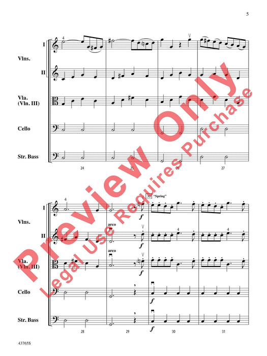 The Four Seasonings 總譜 | 小雅音樂 Hsiaoya Music