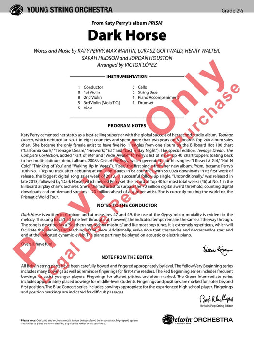 Dark Horse From Katy Perry's Album PRISM | 小雅音樂 Hsiaoya Music