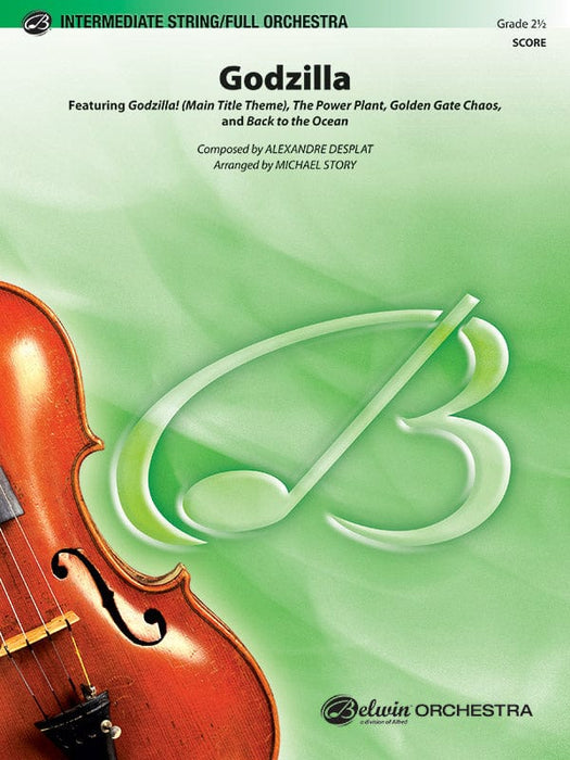 Godzilla Featuring: Godzilla! (Main Title Theme) / The Power Plant / Golden Gate Chaos / Back to the Ocean 主題 總譜 | 小雅音樂 Hsiaoya Music