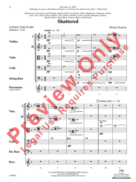 Shattered 總譜 | 小雅音樂 Hsiaoya Music