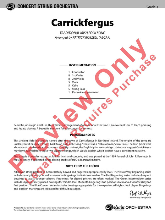 Carrickfergus | 小雅音樂 Hsiaoya Music