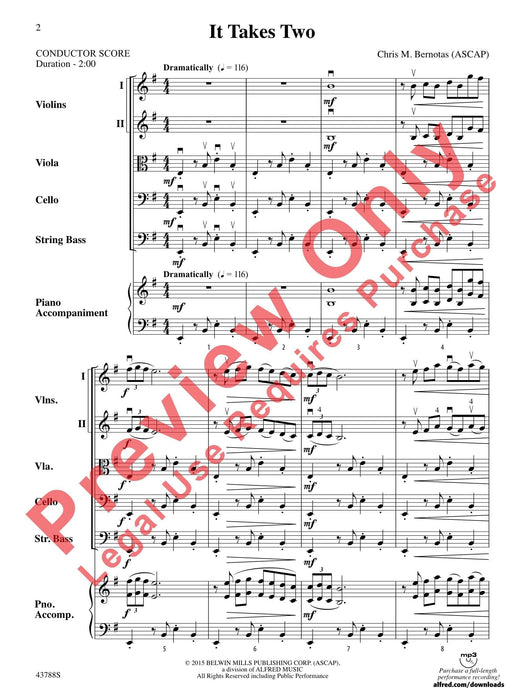 It Takes Two 總譜 | 小雅音樂 Hsiaoya Music