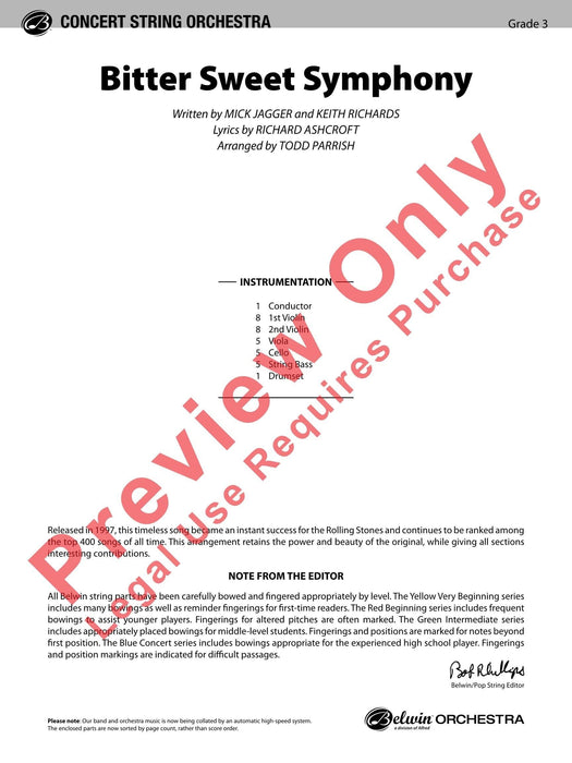 Bitter Sweet Symphony As performed by The Rolling Stones 交響曲 | 小雅音樂 Hsiaoya Music