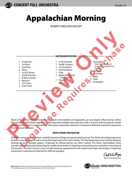 Appalachian Morning 總譜 | 小雅音樂 Hsiaoya Music