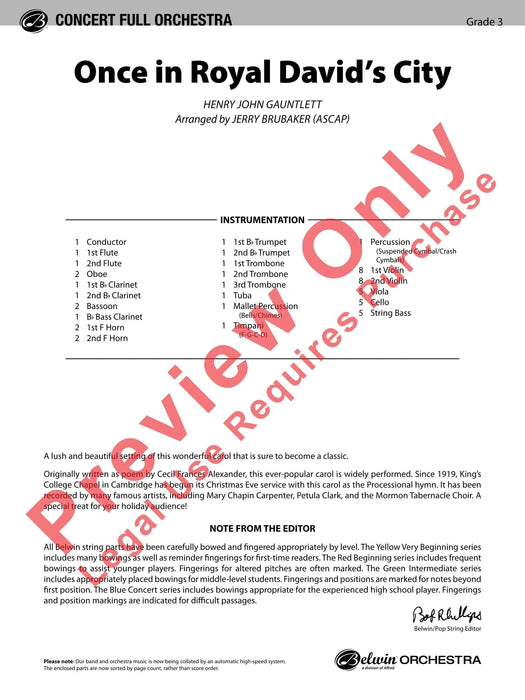 Once in Royal David's City 總譜 | 小雅音樂 Hsiaoya Music