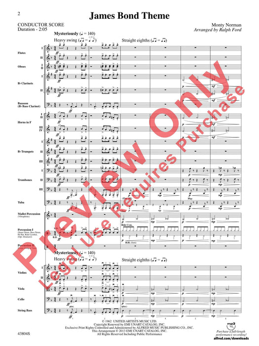 James Bond Theme 主題 總譜 | 小雅音樂 Hsiaoya Music