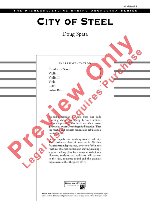 City of Steel 總譜 | 小雅音樂 Hsiaoya Music