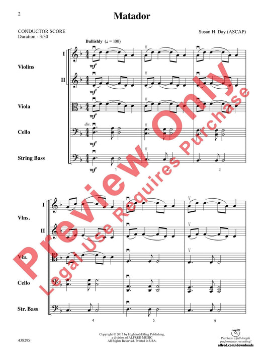 Matador 總譜 | 小雅音樂 Hsiaoya Music