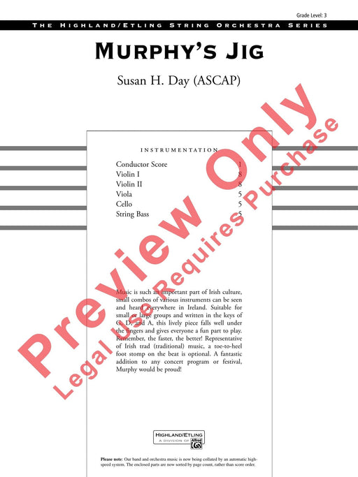 Murphy's Jig 吉格 總譜 | 小雅音樂 Hsiaoya Music