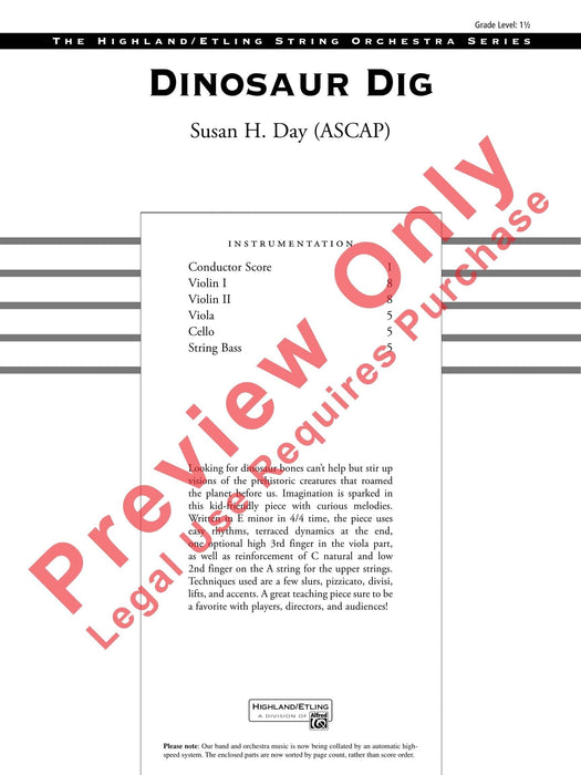 Dinosaur Dig 總譜 | 小雅音樂 Hsiaoya Music