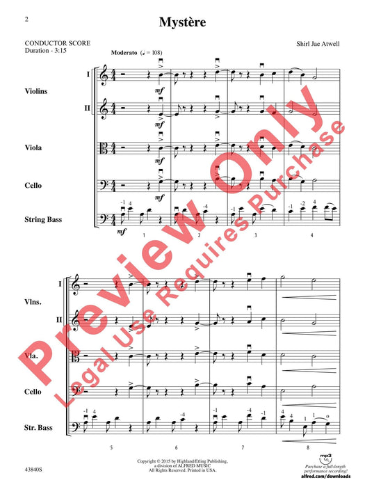 Mystère 總譜 | 小雅音樂 Hsiaoya Music