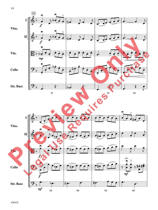 Scherzo for String Orchestra 詼諧曲 弦樂團 總譜 | 小雅音樂 Hsiaoya Music