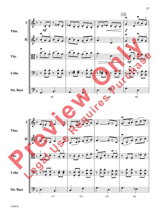 Scherzo for String Orchestra 詼諧曲 弦樂團 總譜 | 小雅音樂 Hsiaoya Music