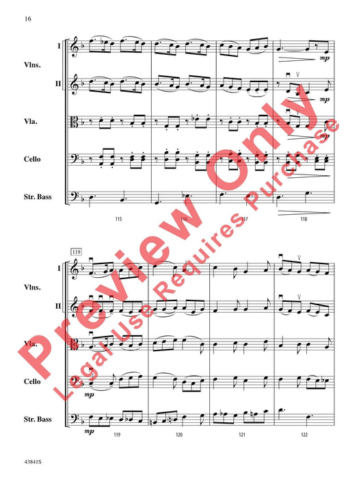 Scherzo for String Orchestra 詼諧曲 弦樂團 總譜 | 小雅音樂 Hsiaoya Music