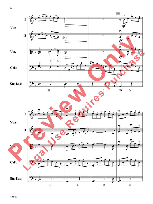 Scherzo for String Orchestra 詼諧曲 弦樂團 總譜 | 小雅音樂 Hsiaoya Music