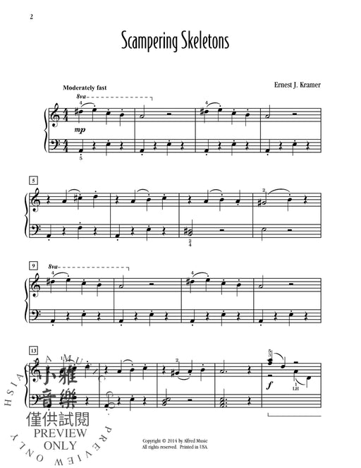 Scampering Skeletons | 小雅音樂 Hsiaoya Music